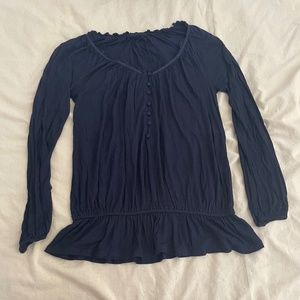 Black 100% Rayon Blouse